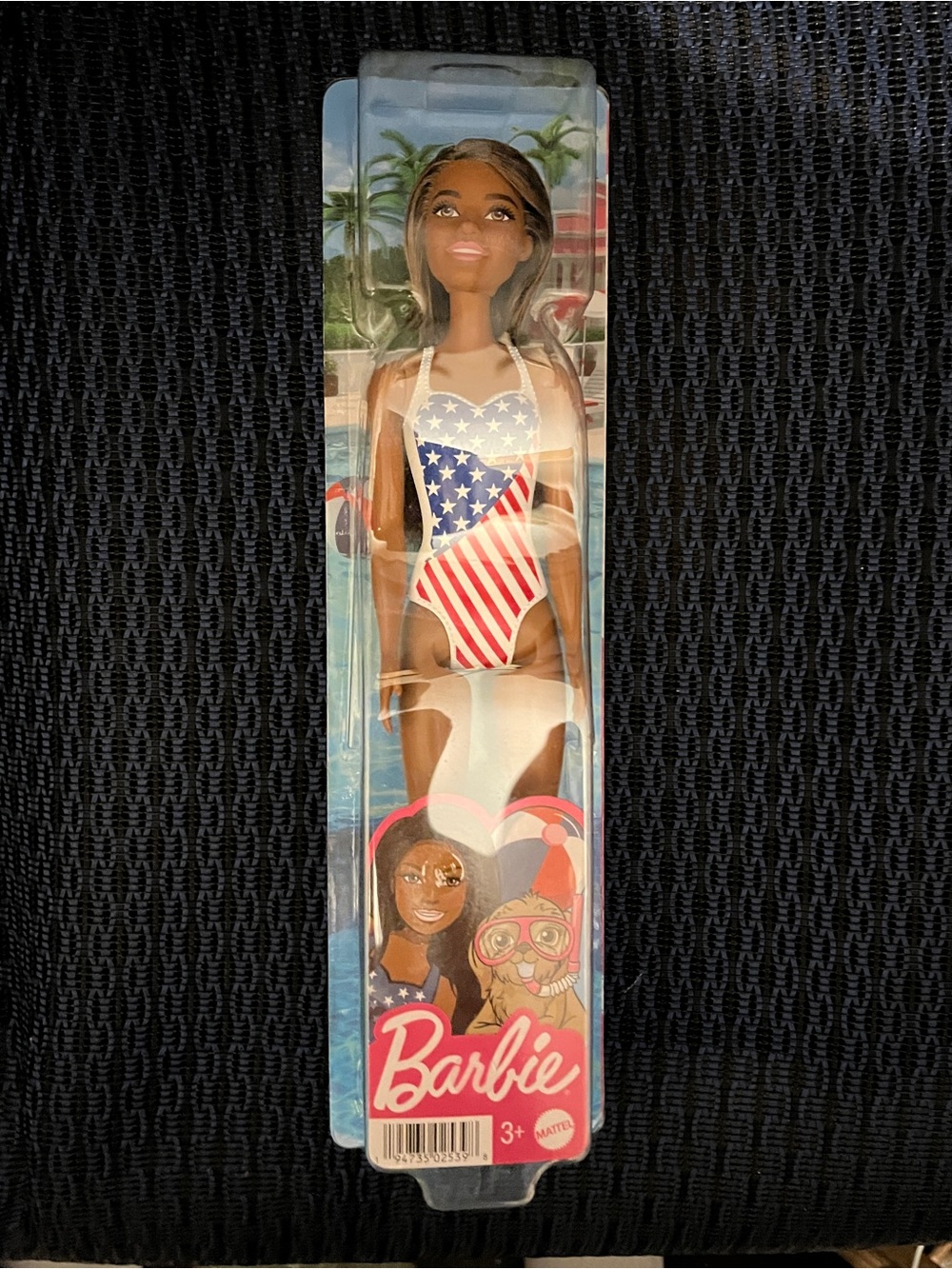 Barbie African American Patriotic Swimsuit Doll – Mattel – New in Package